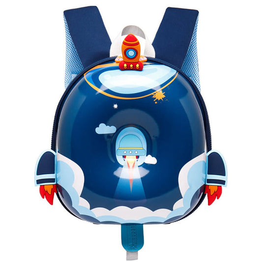 Little Surprise Box Rocket theme Donut backpack for Toddlers & Kids with Leash