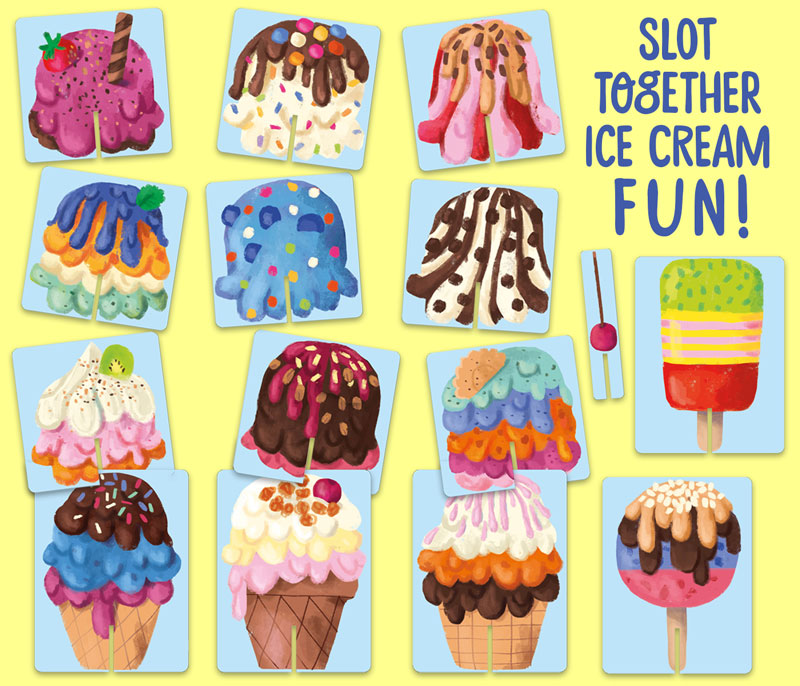 Convertible Ice Cream Shop – Activity Book and Pop-Up Ice Cream shop for preschoolers