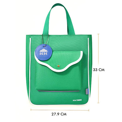 Little Surprise Box Stylish Casual Green Tote Bag with Adjustable Strap