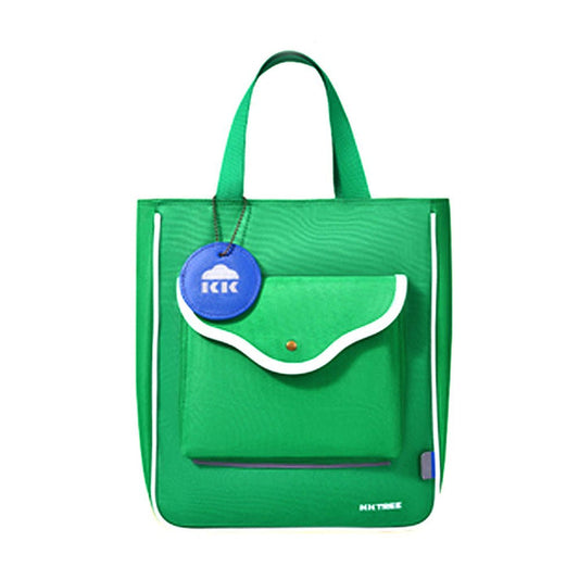 Little Surprise Box Stylish Casual Green Tote Bag with Adjustable Strap