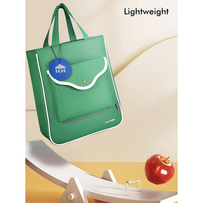 Little Surprise Box Stylish Casual Green Tote Bag with Adjustable Strap