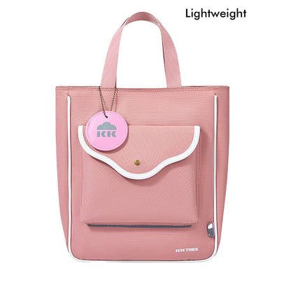 Little Surprise Box Stylish Casual Peach Tote Bag with Adjustable Strap