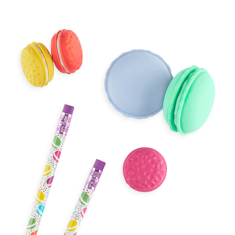 Le Macaron Patisserie Scented Eraser - Set of 5