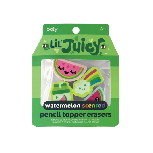 Lil Juicy Scented Pencil Topper Erasers - Watermelon