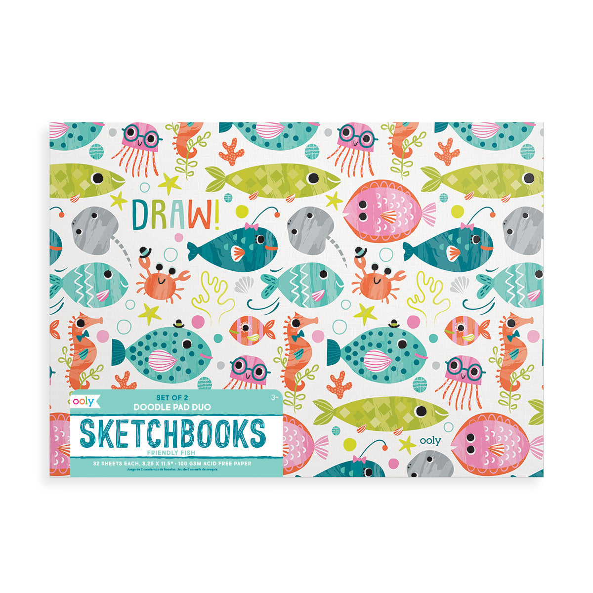 Doodle Pad Duo Sketchbooks - Friendly Fish