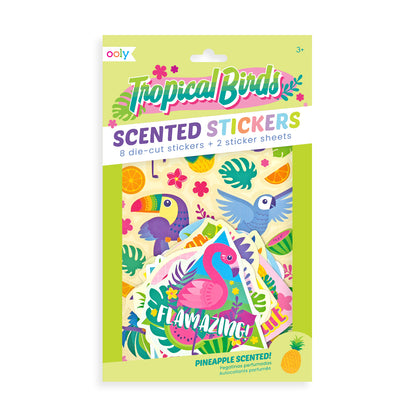 Scented Scratch Stickers: Tropical Birds