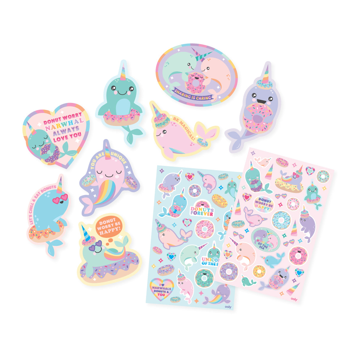 Scented Scratch Stickers - Nom Nom Narwhals