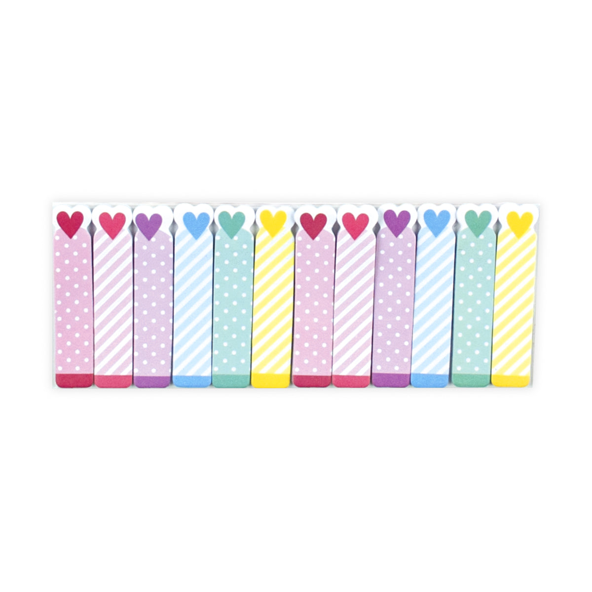 Note Pals Sticky Tabs - Rainbow Hearts