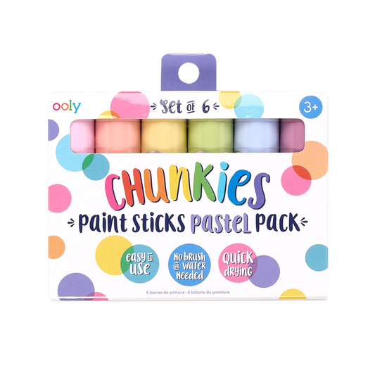 Chunkies Paint Sticks - Set of 6 - Pastels