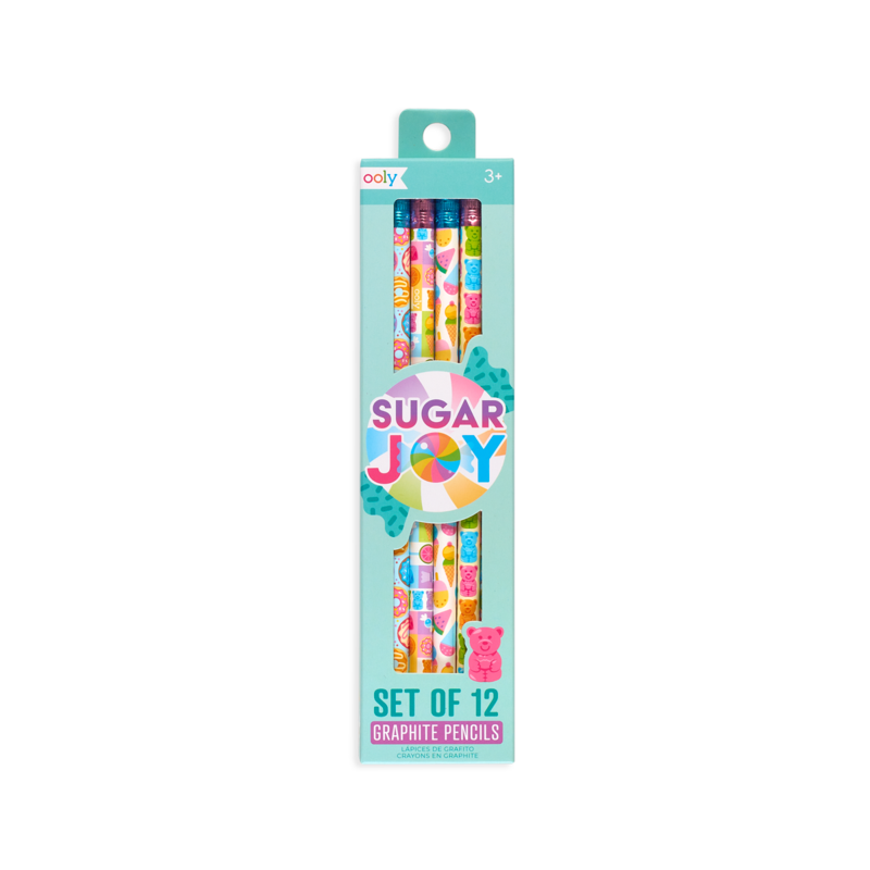 Graphite Pencils - Set of 12 - Sugar Joy