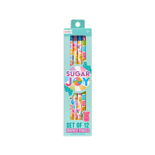 Graphite Pencils - Set of 12 - Sugar Joy