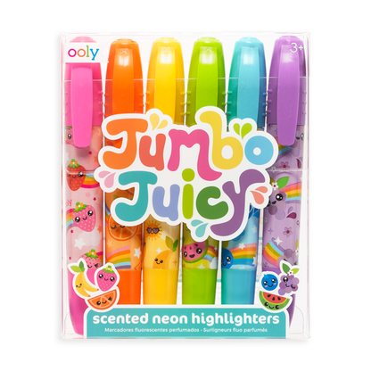 Jumbo Juicy Scented Highlighters - Set of 6