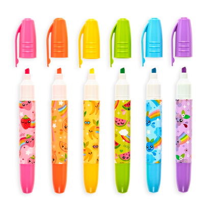 Jumbo Juicy Scented Highlighters - Set of 6