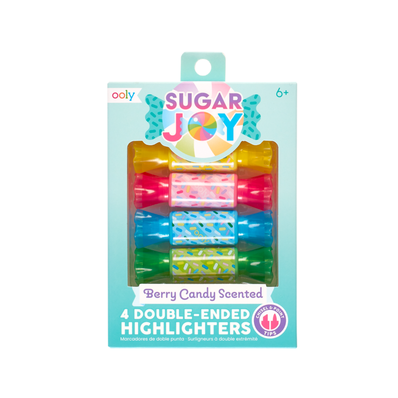 Sugar Joy Double Ended Scented Highlighters - Set of 4