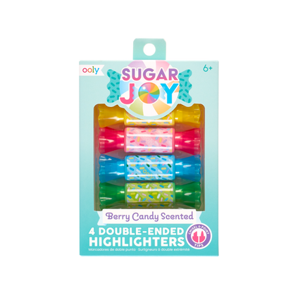 Sugar Joy Double Ended Scented Highlighters - Set of 4