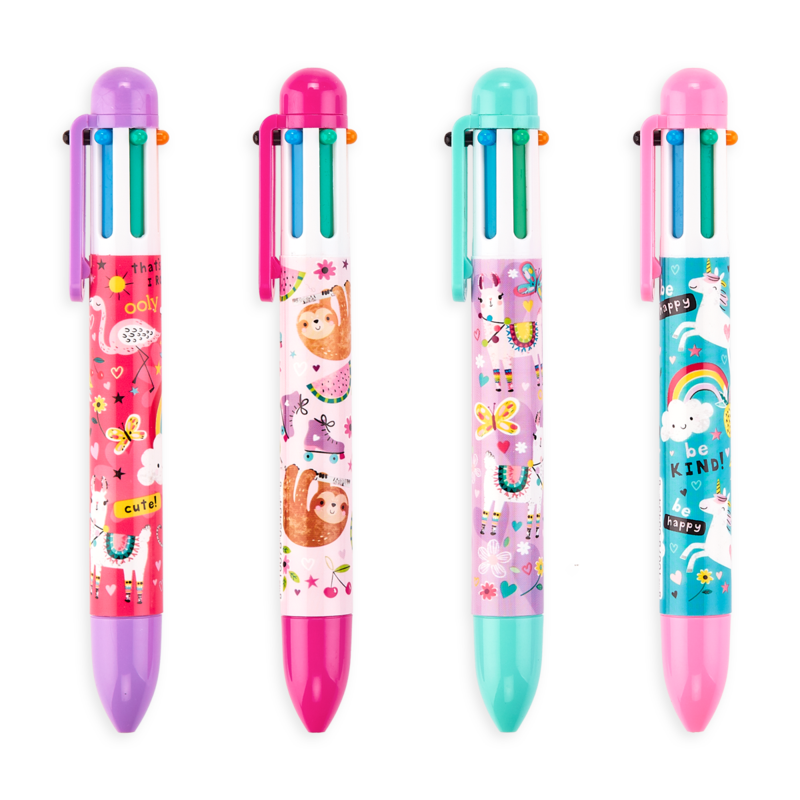 6 Click Pens - Funtastic Friends