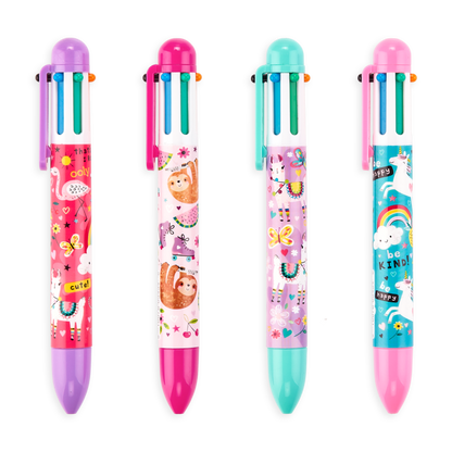 6 Click Pens - Funtastic Friends