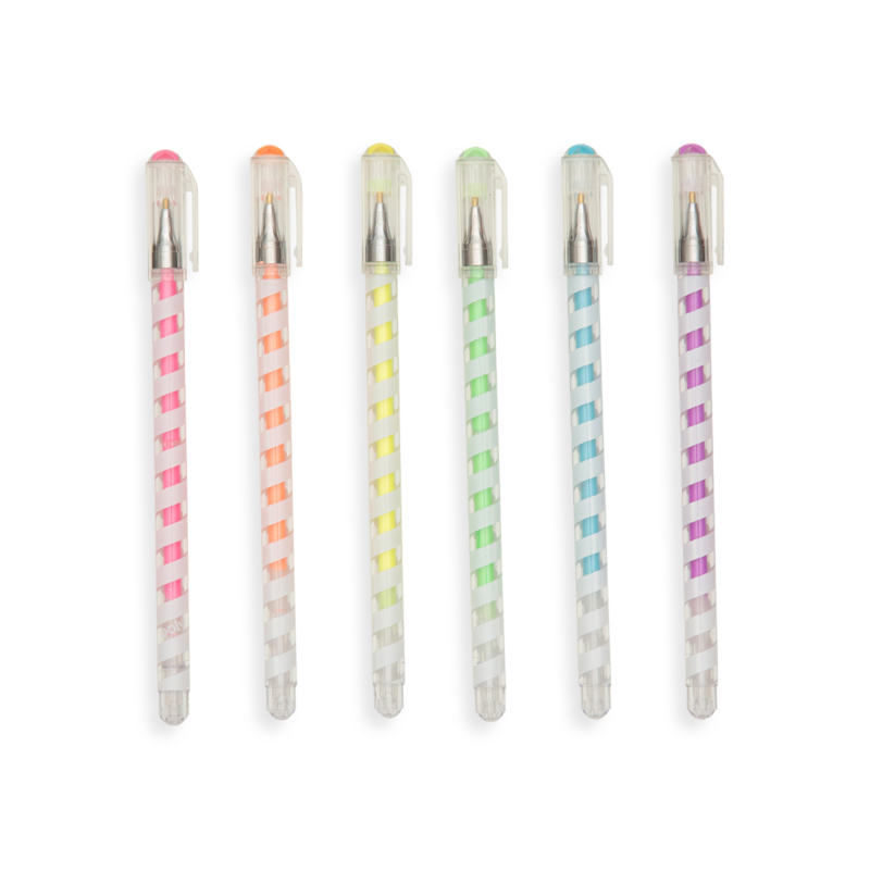 Totally Taffy Gel Pens - Set of 6