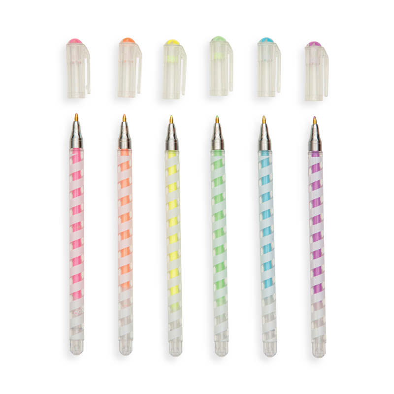 Totally Taffy Gel Pens - Set of 6