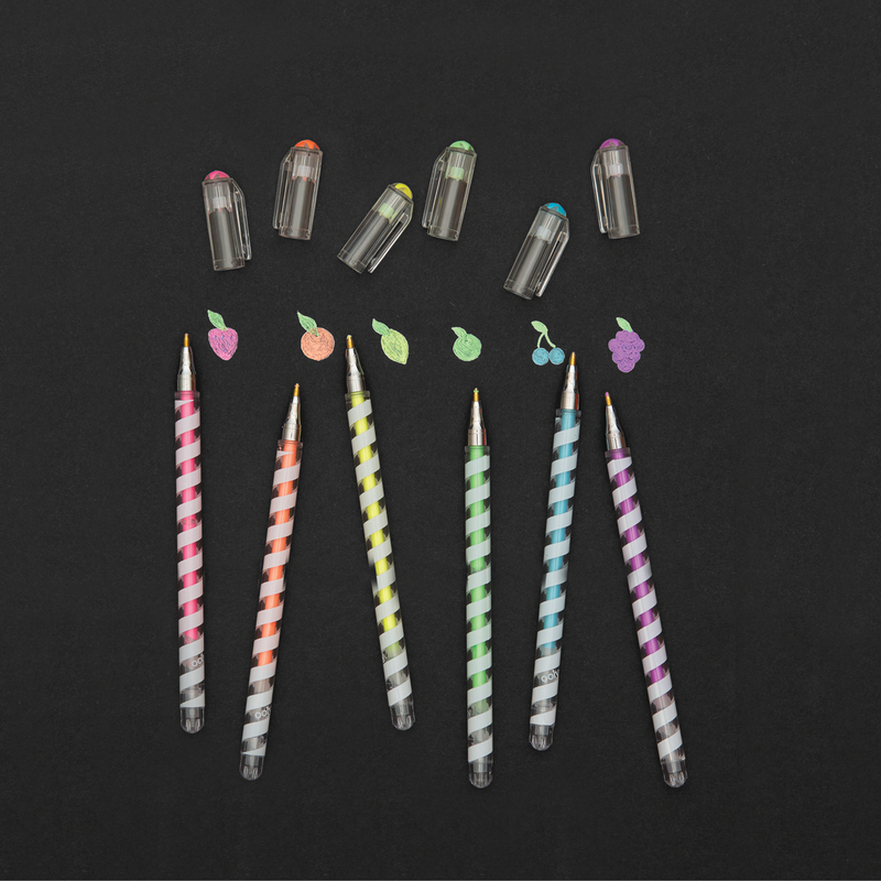 Totally Taffy Gel Pens - Set of 6