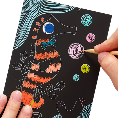 Mini Scratch & Scribble - Friendly Fish