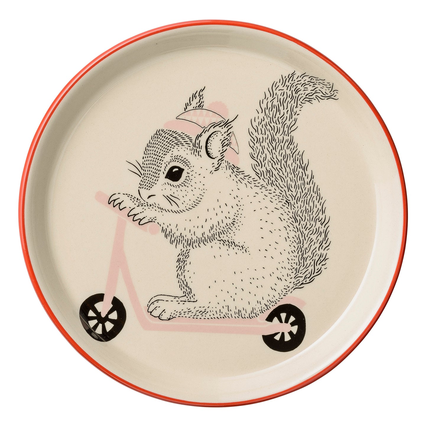 Squirrel Plate, Stoneware