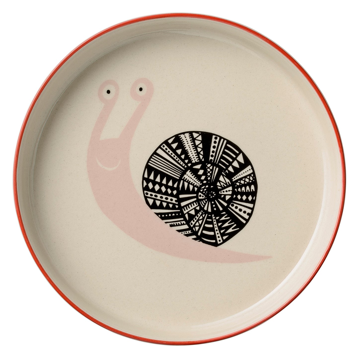 Snail Stoneware Plate