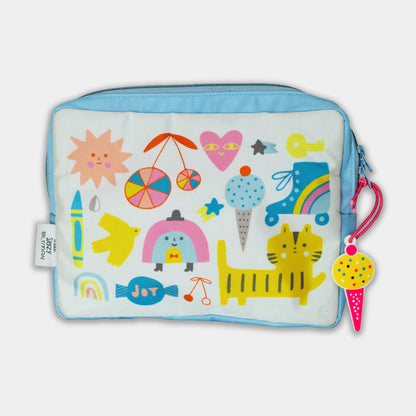 The Suzy Ultman Stationery Pouch -  Blue