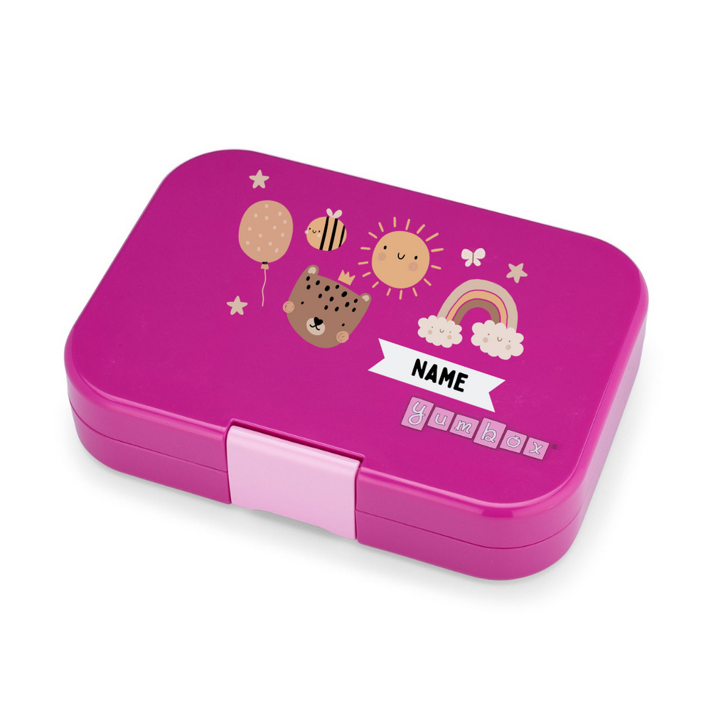 Yumbox Snack Box - Malibu Purple - Rainbow Tray – Lunchbox Mini