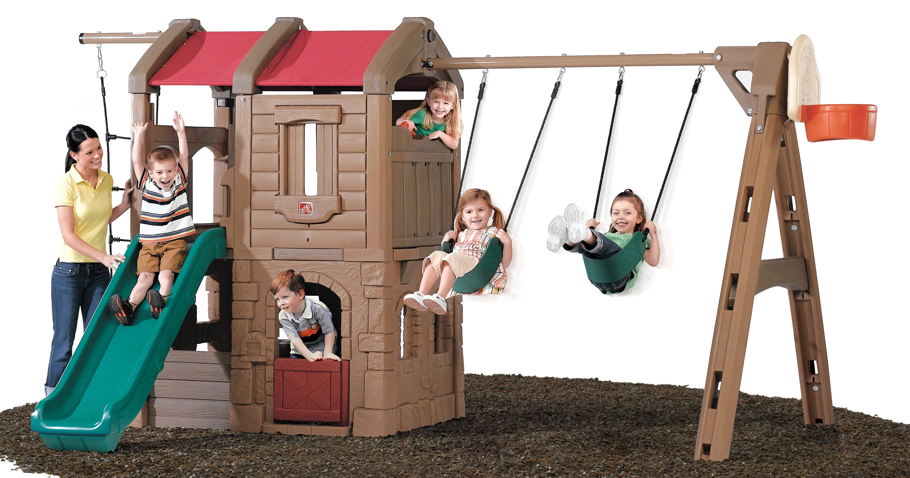 Columpio y discount resbaladilla little tikes