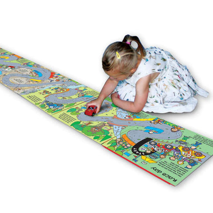 Convertible Race Car | Sit-in Car & Fun Playmat & Racing Storybook for 3–6 Years