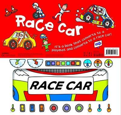 Convertible Race Car | Sit-in Car & Fun Playmat & Racing Storybook for 3–6 Years