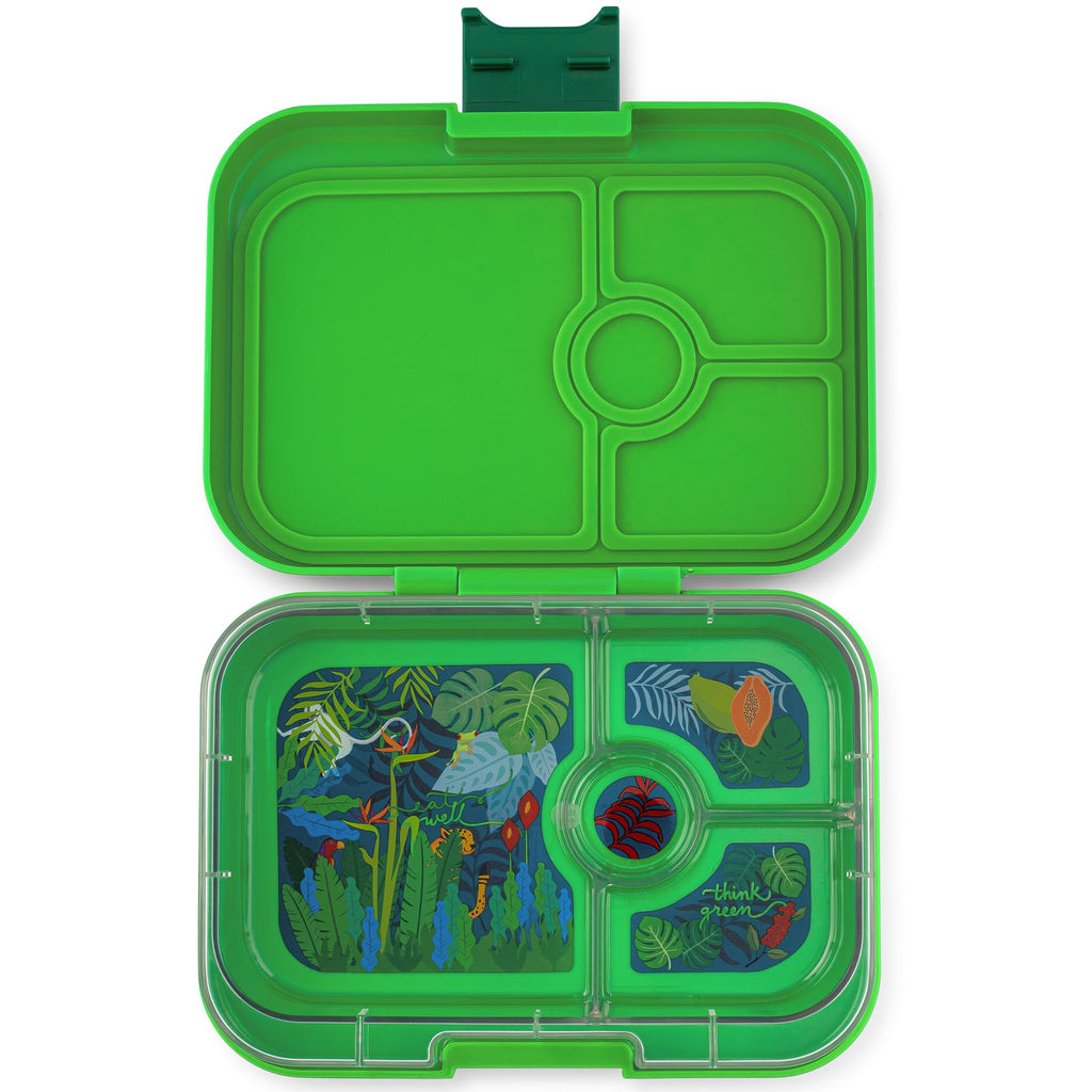 Yumbox Panino - 4 Compartment - Bamboo Green Jungle