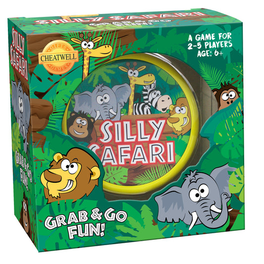 Silly Safari-Round Tin Games