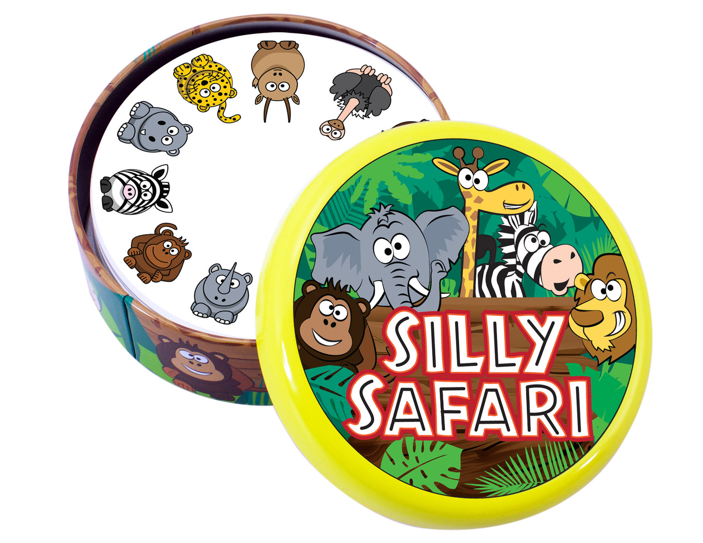 Silly Safari-Round Tin Games