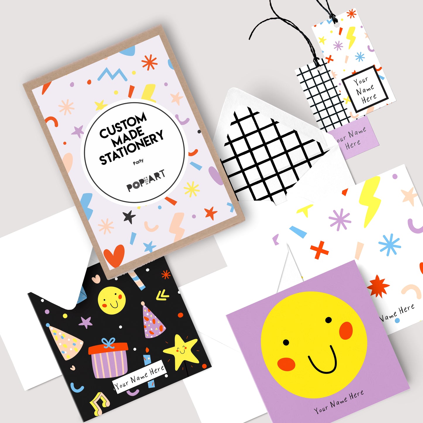 Personalised Gift Cards & Tags - Party