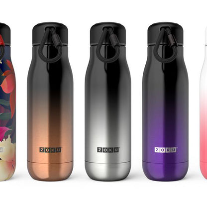 thinKitchen | Zoku Platinum Ombre Stainless Steel Bottle