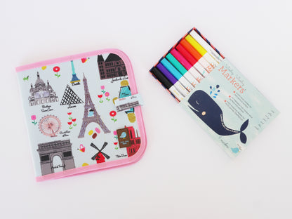 Chalk Doodle Reusable Book - Paris