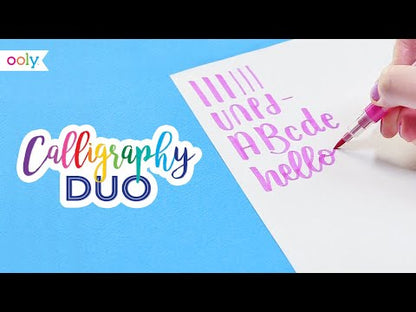 Calligraphy Duo Double Ended Markers - Set of 12